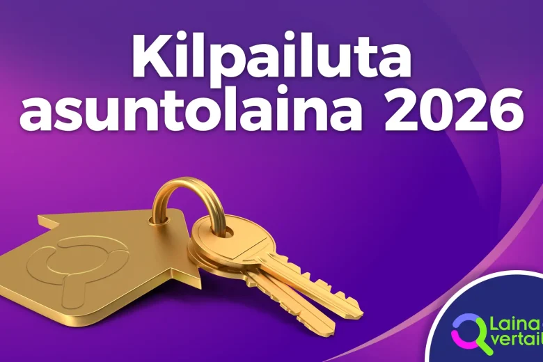 Kilpailuta asuntolaina ja löydä paras marginaali (2026)